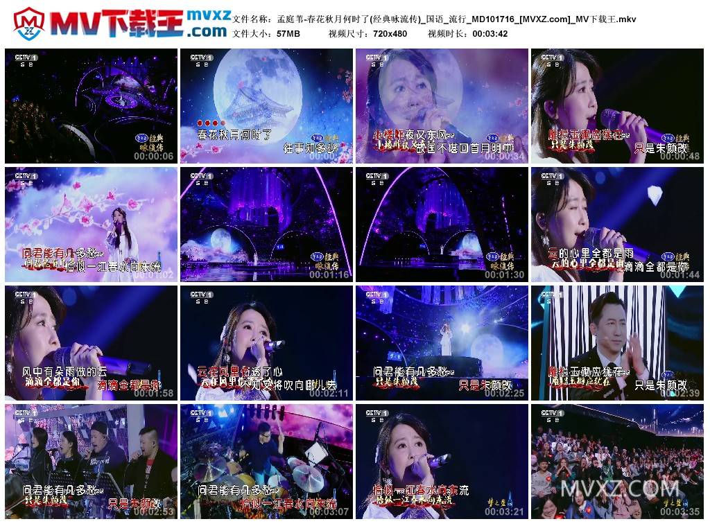 孟庭苇-春花秋月何时了(经典咏流传)_国语_流行_MD101716